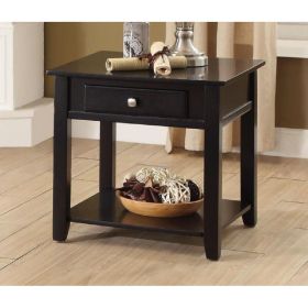 Malachi End Table in Black