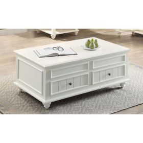 Natesa Coffee Table in White Washed