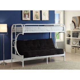 Eclipse Bunk Bed (Twin XL/Queen/Futon) in White 02093WH