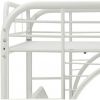 Eclipse Bunk Bed (Twin XL/Queen/Futon) in White 02093WH