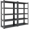 78"H 5 Tier Metal Shelves for Storage Garage Shelving 2000LBS Heavy Duty Storage Shelves Adjustable Garage Shelf Industrial Shelving Unit Storage Util