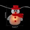 1.6M 10LED Snowman Christmas Tree LED Garland String Light Christmas Decoration For Home 2022 Christmas Ornaments New Year Gift