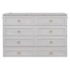 Queen Murphy Bed with Large Drawers,White