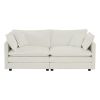 2 Seater Loveseat and Chair Set, 2 Piece Sofa & Chair Set, Loveseat and Accent Chair