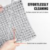 VEVOR Interlocking Tile 50PCS Gray, Drainage Tiles 12" x 12" Splicing, Soft PVC Interlocking Drainage Floor Tiles