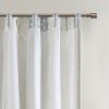 Cotton Printed Curtain Panel with Chenille Stripe and Lining(Only 1 Pc Panel)