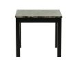 Contemporary Black Faux Marble Top 1x Coffee Table and 2x End Tables 3pc Coffee Table Set Living Room Furniture