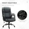 High Back Big and Tall Executive Office Chair 484lbs with Wide Seat, Computer Desk Chair with Linen Fabric, Adjustable Height, Swivel Wheels