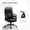 Big and Tall 400lbs Executive Office Chair with Wide Seat, Computer Desk Chair with High Back PU Leather Ergonomic Upholstery