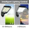 LED Solar Motion Sensor Light Bright Garden Outdoor Street Wall Lamp Solar Wall Lamp Lights Outdoor Road Lamp For Garden, Yard, Garage, Path