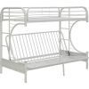 Eclipse Bunk Bed (Twin XL/Queen/Futon) in White 02093WH