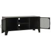 TV Stand Gray 41.3"x14.2"x18.5" Metal and MDF