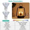 Electric Wax Melt Warmer Lamp Dimmable Fragrance Warmer Wax Candle Melter with 2 GU10 Bulbs Hanging Hook for Living Room Bathroom Office Table Decor