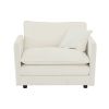 2 Seater Loveseat and Chair Set, 2 Piece Sofa & Chair Set, Loveseat and Accent Chair