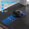 Robot Vacuum and Mop Combo, LiDAR Navigation, 4000Pa Robotic Vacuum Cleaner, Up to 150Mins, Smart Mapping