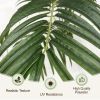 5ft Artificial Palm Tree Indoor Plant Tall Fake Tropical Paradise Palm Tree in Pot with Real Bark Design Faux Areca Palm Tree