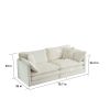 2 Seater Loveseat and Chair Set, 2 Piece Sofa & Chair Set, Loveseat and Accent Chair