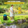 VEVOR Pond Vacuum Cleaner, 1400W Motor in Single Chamber Suction System, 120V Motor w/15 ft Electric Wire, 4 Brush Heads, 4 Extended Tubes