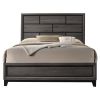 ACME Valdemar Eastern King Bed in Weathered Gray 27047EK