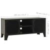 TV Stand Gray 41.3"x14.2"x18.5" Metal and MDF