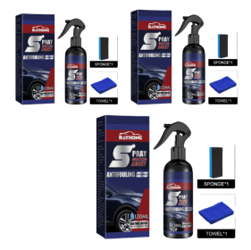 Rayhong Automobile Coating Spray Curing Paint Decontamination, Blackening And Brightening Automobile Coating Nano Coating Spray (Option: 3pcs)