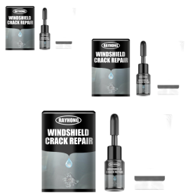 Rayhong Automotive Windshield Crack Repair Fluid Windshield Adhesive Crack Repair Agent (Option: 3pcs)