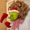 Christmas Thief Wreath Front Door Decoration Family Gathering Decoration Window Wall Indoor And Outdoor Wreath Christmas Halloween Thanksgiving Gift C