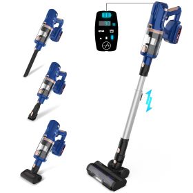 UMLO V11 Cordless Vacuum Cleaner (Color: Blue, Plug Type: us)