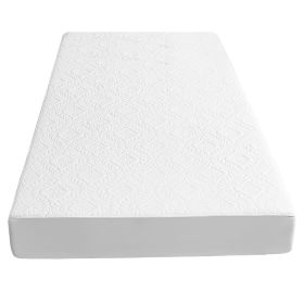 King Size Waterproof Mattress Protector Breathable Soft Cotton Mattress Pad Cover With Elastic Deep Pocket Up To 11in Noiseless Machine Washable Beddi (size: King Size)