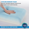 Cooling Gel Memory Foam Pillow - Comfortable and Supportive with Cooling & Breathable Features - Removable Washable Cover, Queen