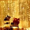 Curtain Garland Merry Christmas Decorations for Home