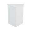 Triangle Bathroom Storage Cabinet with Adjustable Shelves;  Freestanding Floor Cabinet for Home Kitchen