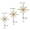 LED Star Christmas Tree Toppers Christmas Decoration String Ornament New Year